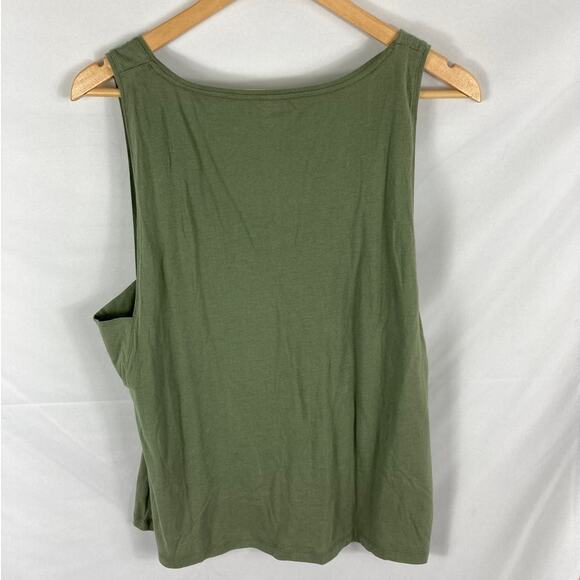 Kate Spade Saturday Let Loose Olive Green Tank Size XL - Picture 6 of 6